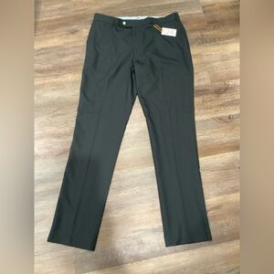 Peter Millar Durham High-Drape Performance Golf Pants Black Men Sz 36x34